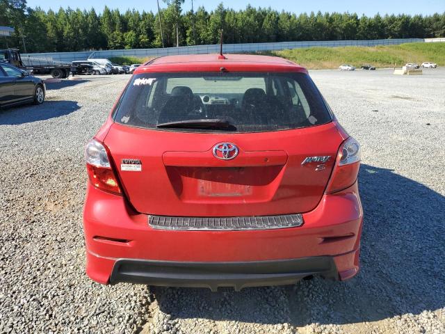 2T1KE40E29C018385 - 2009 TOYOTA COROLLA MA S RED photo 6