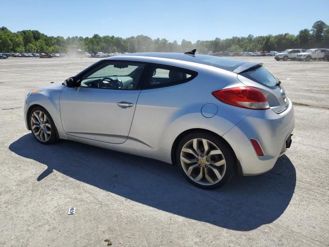 KMHTC6AD3DU105053 - 2013 HYUNDAI VELOSTER SILVER photo 2