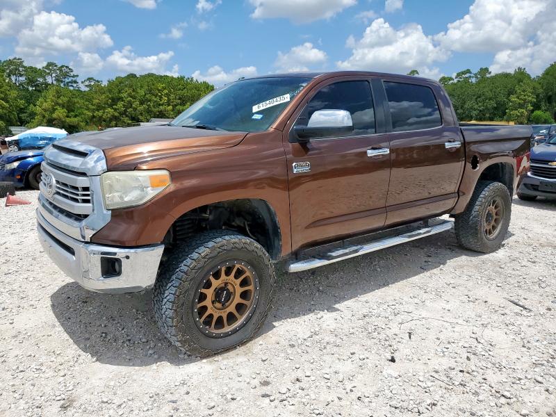 5TFAW5F18EX392773 - 2014 TOYOTA TUNDRA CREWMAX PLATINUM BROWN photo 1