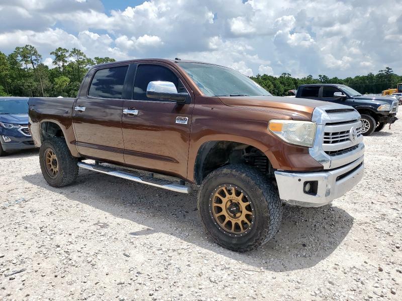 5TFAW5F18EX392773 - 2014 TOYOTA TUNDRA CREWMAX PLATINUM BROWN photo 4