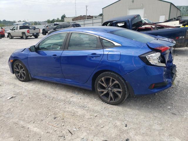 2HGFC2F87KH583516 - 2019 HONDA CIVIC SPORT ლურჯი ფოტო 2