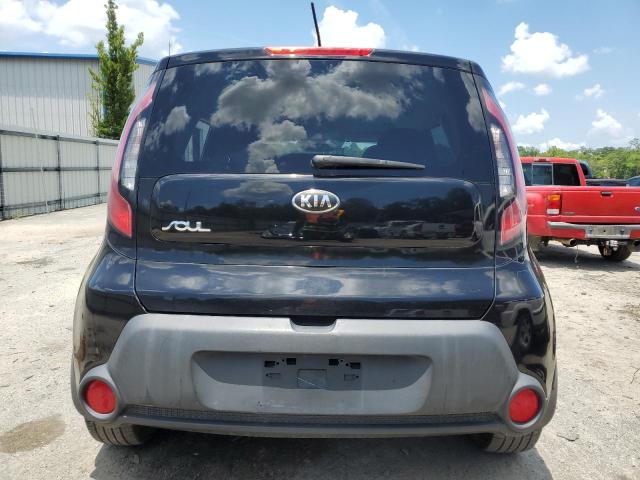 KNDJN2A26F7120645 - 2015 KIA SOUL BLACK photo 6