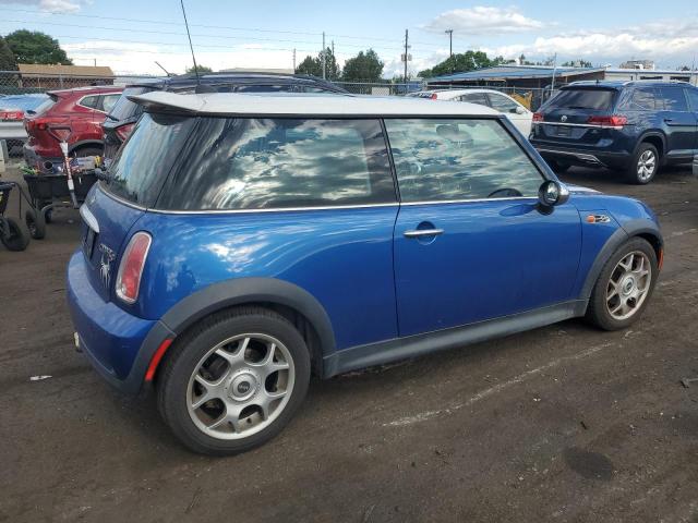 WMWRE33535TG97171 - 2005 MINI COOPER S BLUE photo 3