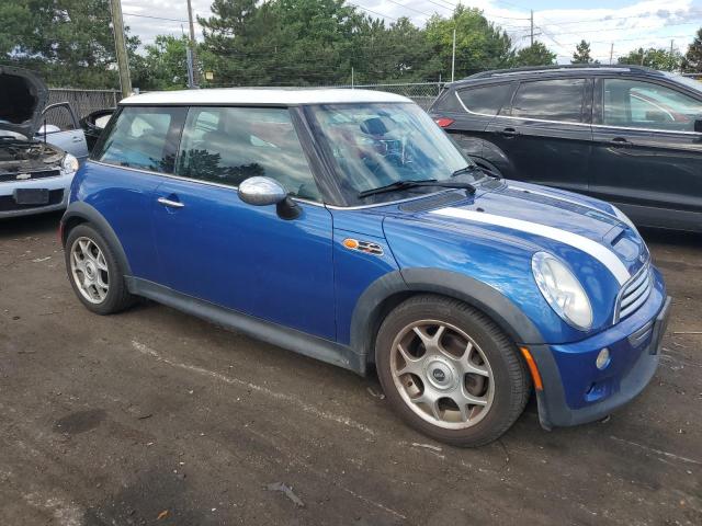 WMWRE33535TG97171 - 2005 MINI COOPER S BLUE photo 4