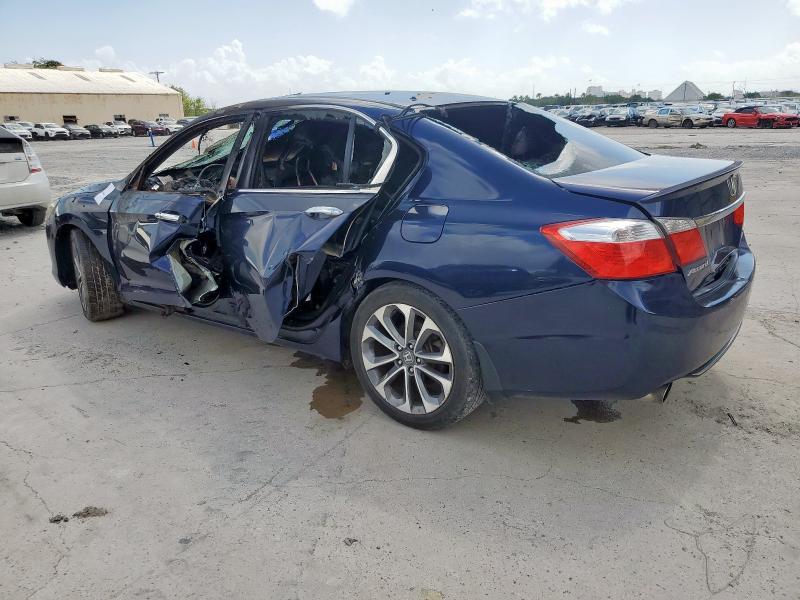 1HGCR2F57EA027085 - 2014 HONDA ACCORD SPORT 蓝色 照片 2