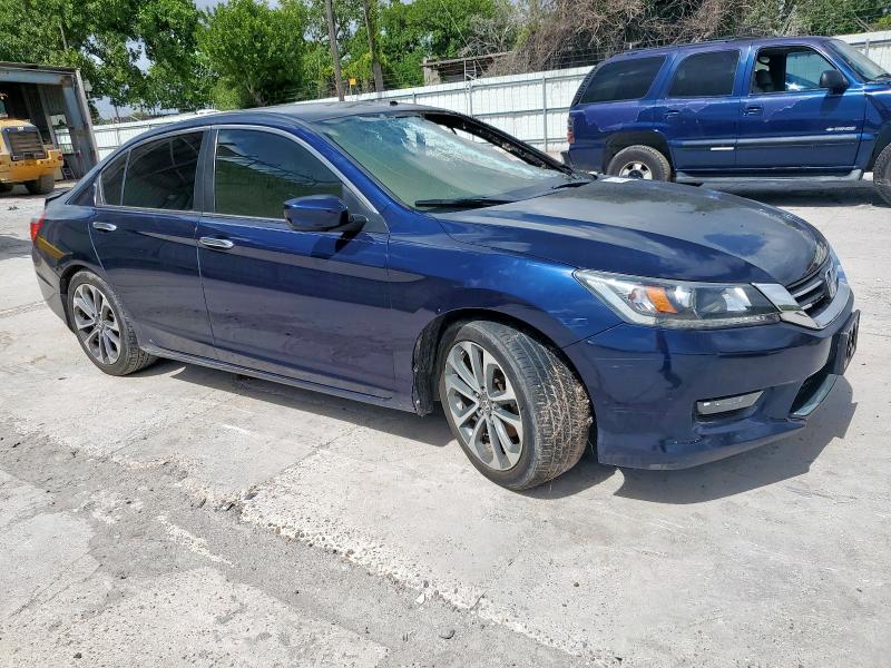1HGCR2F57EA027085 - 2014 HONDA ACCORD SPORT 蓝色 照片 4