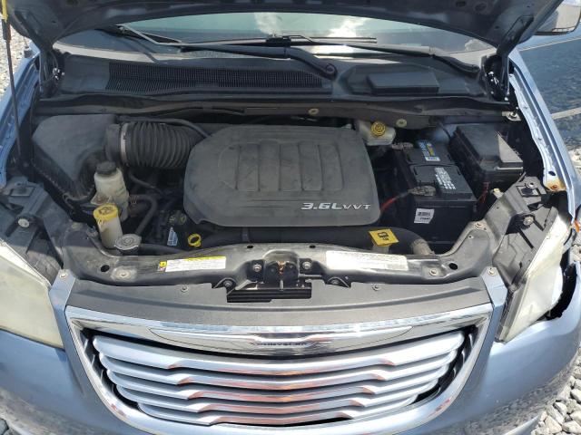 2C4RC1CG7CR208786 - 2012 CHRYSLER TOWN & COU TOURING L BLUE photo 12