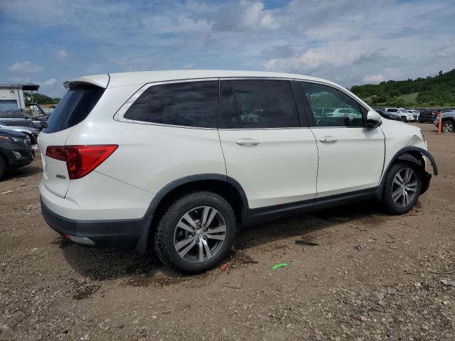 5FNYF6H58HB074588 - 2017 HONDA PILOT EXL WHITE photo 3