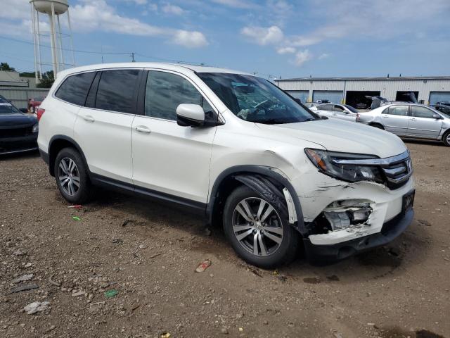 5FNYF6H58HB074588 - 2017 HONDA PILOT EXL WHITE photo 4