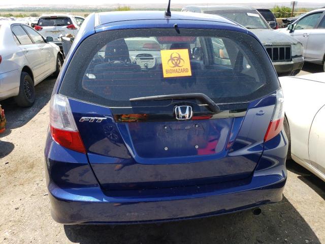 JHMGE8H36DC053222 - 2013 HONDA FIT BLUE photo 6