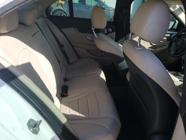 55SWF4KB0HU187797 - 2017 MERCEDES-BENZ C 300 4MATIC WHITE photo 10