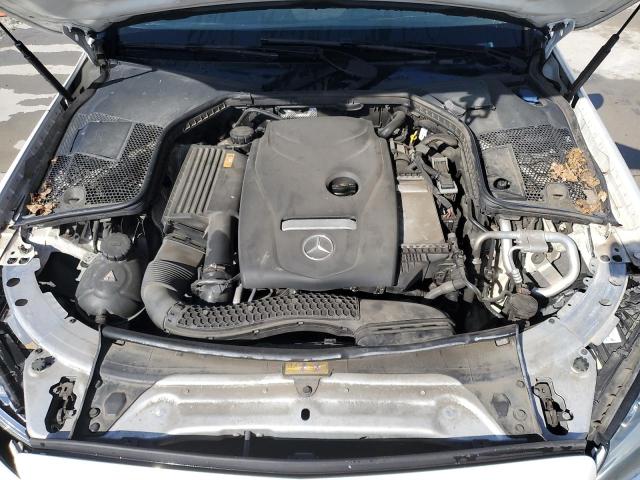 55SWF4KB0HU187797 - 2017 MERCEDES-BENZ C 300 4MATIC WHITE photo 11