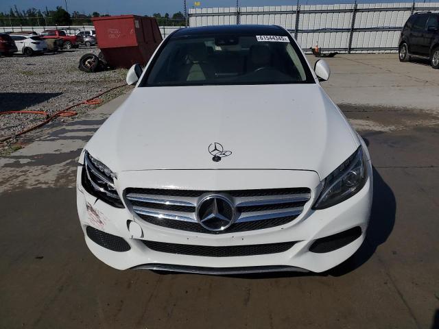 55SWF4KB0HU187797 - 2017 MERCEDES-BENZ C 300 4MATIC WHITE photo 5