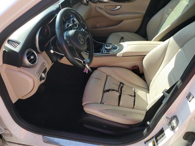 55SWF4KB0HU187797 - 2017 MERCEDES-BENZ C 300 4MATIC WHITE photo 7