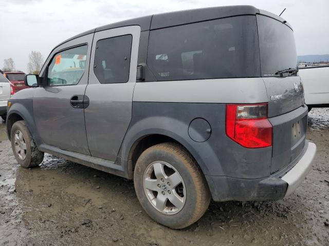 5J6YH28655L011530 - 2005 HONDA ELEMENT EX GRAY photo 2