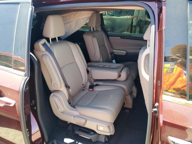 5FNRL6H9XKB060358 - 2019 HONDA ODYSSEY ELITE BURGUNDY photo 10