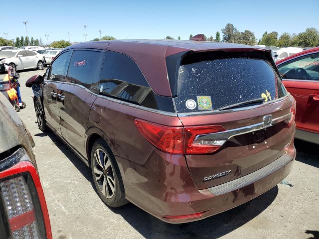 5FNRL6H9XKB060358 - 2019 HONDA ODYSSEY ELITE BURGUNDY photo 2