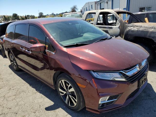 5FNRL6H9XKB060358 - 2019 HONDA ODYSSEY ELITE BURGUNDY photo 4