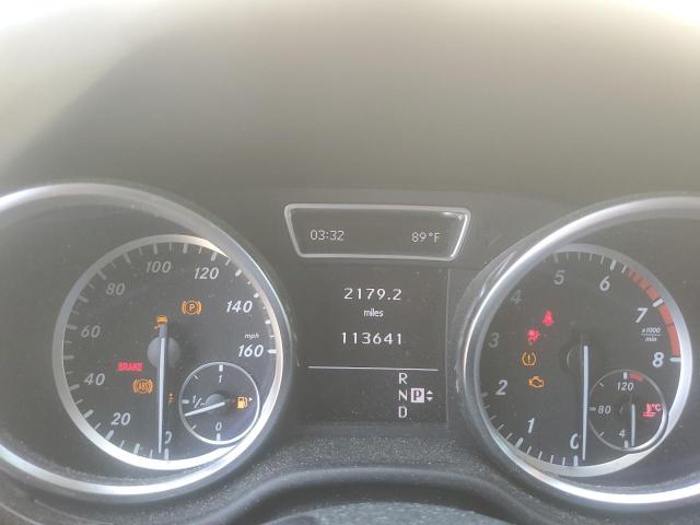 4JGDA5HB0CA002763 - 2012 MERCEDES-BENZ ML 350 4MATIC WHITE photo 9