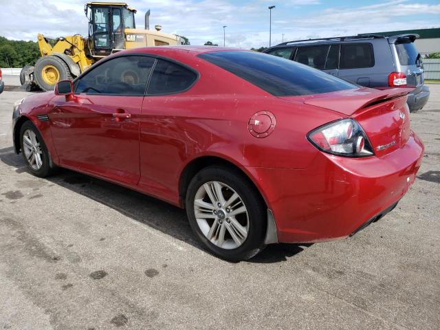 KMHHM66D48U283488 - 2008 HYUNDAI TIBURON GS RED photo 2