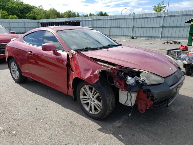 KMHHM66D48U283488 - 2008 HYUNDAI TIBURON GS RED photo 4