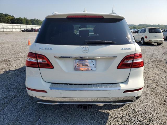 4JGDA5HB1DA208224 - 2013 MERCEDES-BENZ ML 350 4MATIC WHITE photo 6