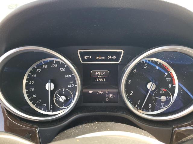 4JGDA5HB1DA208224 - 2013 MERCEDES-BENZ ML 350 4MATIC WHITE photo 9