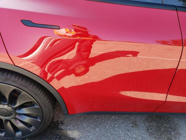 7SAYGDEF2NF462607 - 2022 TESLA MODEL Y RED photo 10