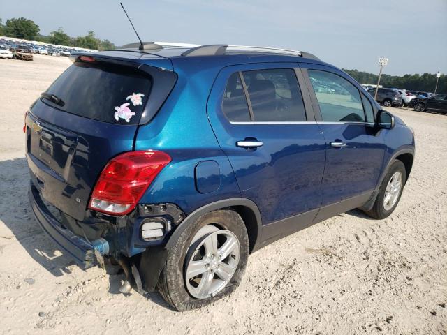 3GNCJLSB5KL317022 - 2019 CHEVROLET TRAX 1LT BLUE photo 3