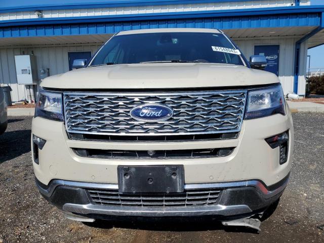 1FM5K8HT1JGA65067 - 2018 FORD EXPLORER PLATINUM TAN photo 5