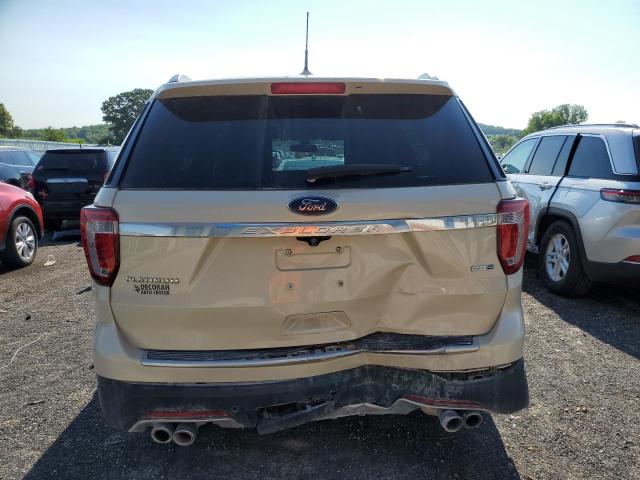 1FM5K8HT1JGA65067 - 2018 FORD EXPLORER PLATINUM TAN photo 6