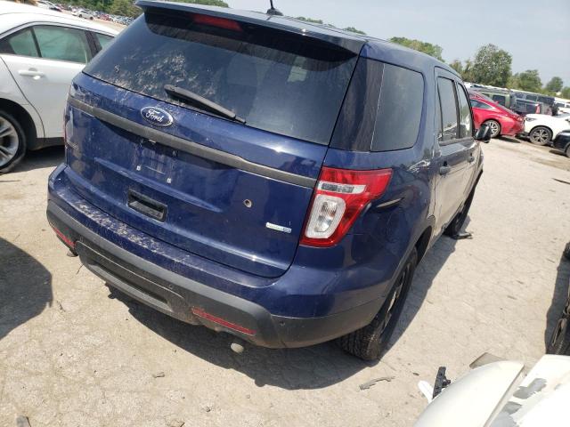 1FM5K8AR0EGC27002 - 2014 FORD EXPLORER POLICE INTERCEPTOR BLUE photo 3