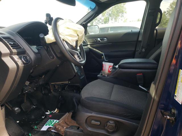 1FM5K8AR0EGC27002 - 2014 FORD EXPLORER POLICE INTERCEPTOR BLUE photo 7