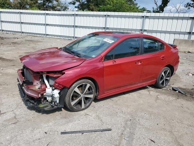 4S3GKAL69H3602081 - 2017 SUBARU IMPREZA SPORT RED photo 1