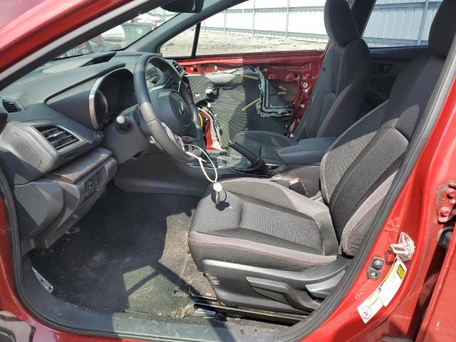 4S3GKAL69H3602081 - 2017 SUBARU IMPREZA SPORT RED photo 7