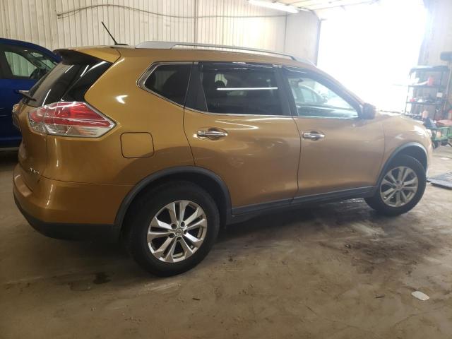 KNMAT2MV9FP517116 - 2015 NISSAN ROGUE S GOLD photo 3