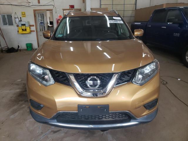 KNMAT2MV9FP517116 - 2015 NISSAN ROGUE S GOLD photo 5