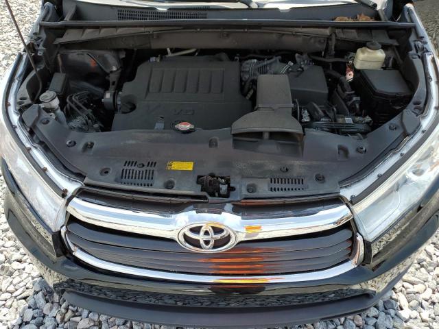 5TDKKRFH9GS150555 - 2016 TOYOTA HIGHLANDER XLE Schwarz Foto 12