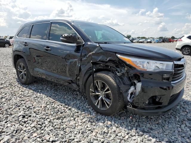 5TDKKRFH9GS150555 - 2016 TOYOTA HIGHLANDER XLE Schwarz Foto 4