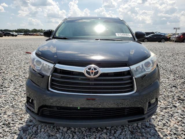 5TDKKRFH9GS150555 - 2016 TOYOTA HIGHLANDER XLE Schwarz Foto 5