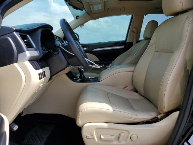 5TDKKRFH9GS150555 - 2016 TOYOTA HIGHLANDER XLE Schwarz Foto 7