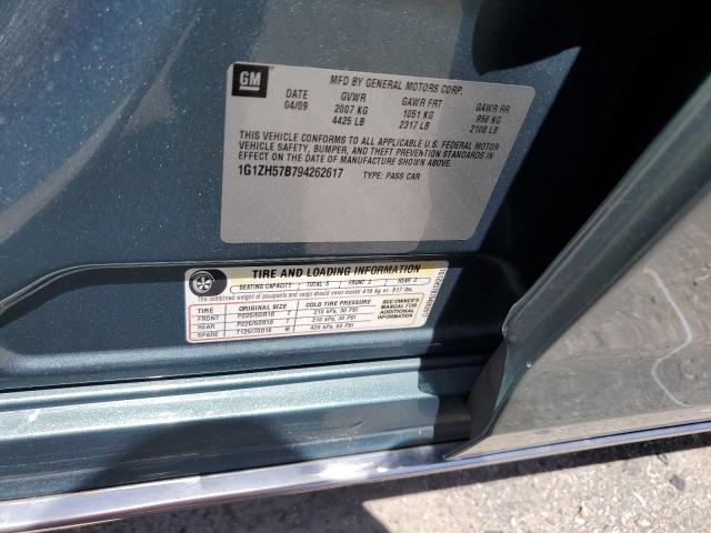 1G1ZH57B794262617 - 2009 CHEVROLET MALIBU 1LT 绿色 照片 12