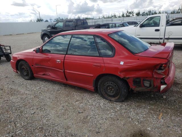 4S3BD6756X7254721 - 1999 SUBARU LEGACY GT RED photo 2