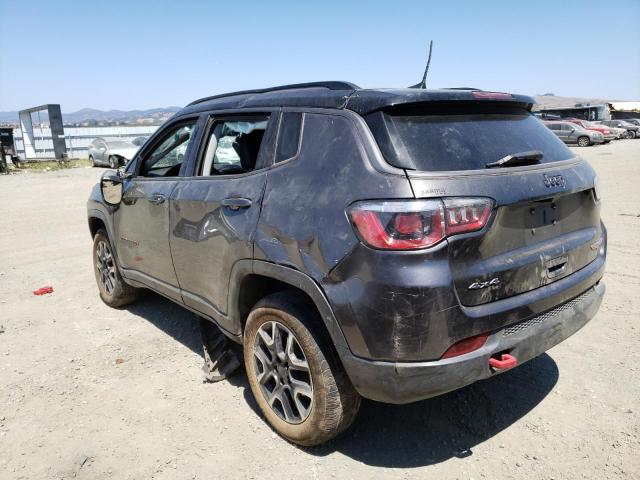 3C4NJDDB1KT811527 - 2019 JEEP COMPASS TRAILHAWK BLACK photo 2