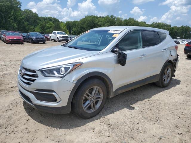 5XYZT3LB3JG563598 - 2018 HYUNDAI SANTA FE S SILVER photo 1