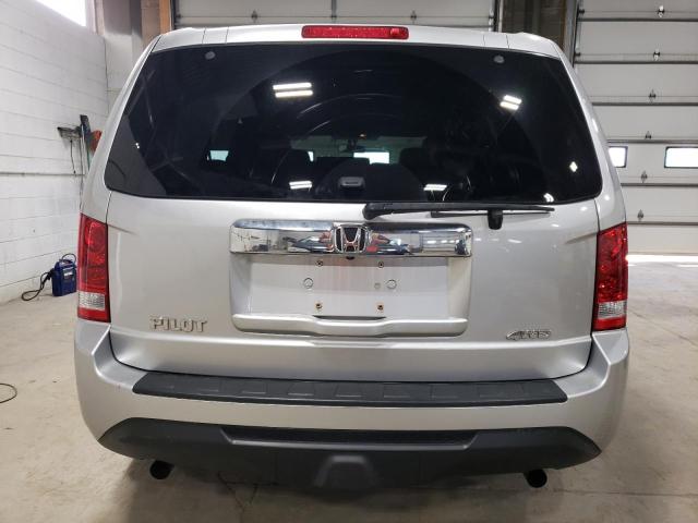 5FNYF4H28DB086082 - 2013 HONDA PILOT LX SILVER photo 6