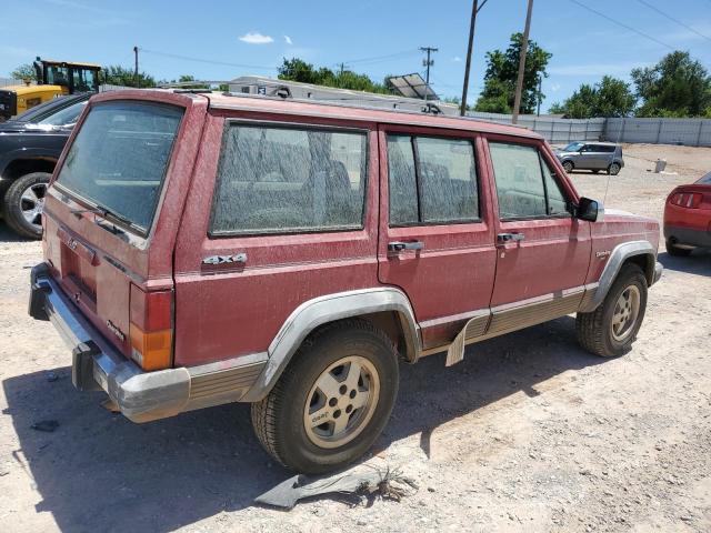 1J4FJ58L2LL270296 - 1990 JEEP CHEROKEE LAREDO BURGUNDY photo 3