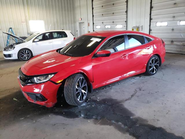 2HGFC2F82MH500240 - 2021 HONDA CIVIC SPORT წითელი ფოტო 1