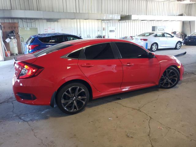 2HGFC2F82MH500240 - 2021 HONDA CIVIC SPORT წითელი ფოტო 3