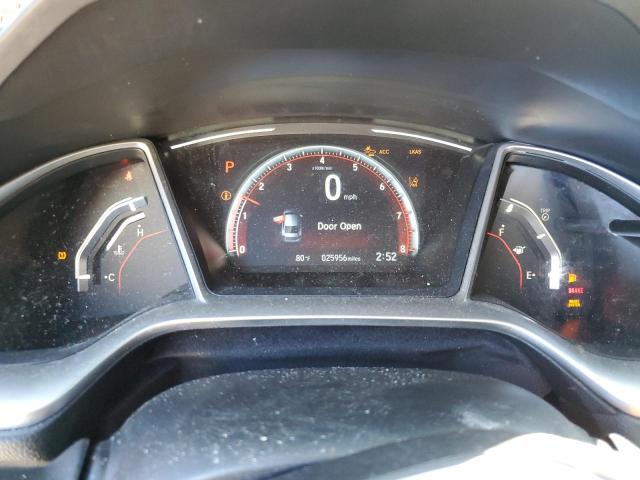 2HGFC2F82MH500240 - 2021 HONDA CIVIC SPORT წითელი ფოტო 9